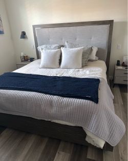 Cal king bed frame from basset furniture