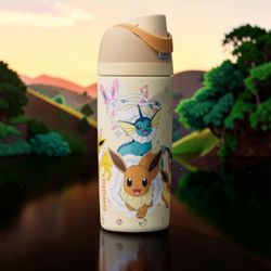 Owala 16 fl oz Stainless Steel Special Edition FreeSip Water Bottle - Eevee Evolutions