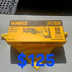$125 Dewalt XR Compact Sawzall Reciprocating Saw (Tool-Only) 20-Volt  DCS382B