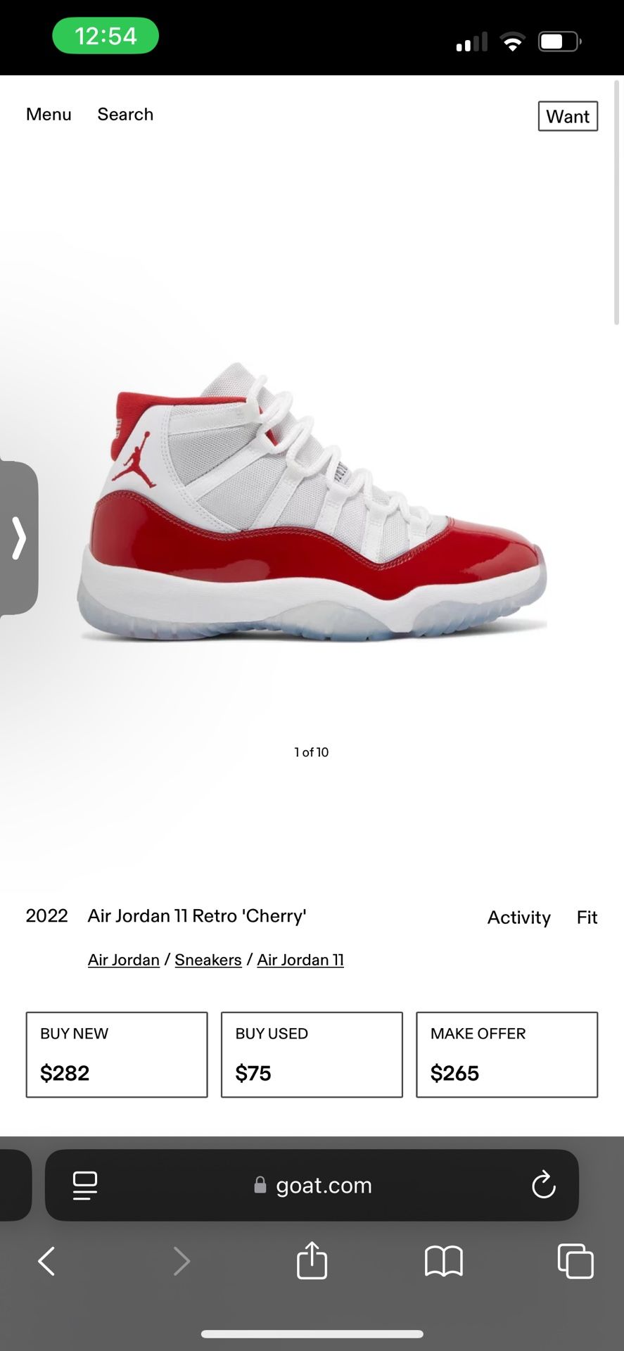 Air Jordan 11 Retro ‘Cherry’ (2022)