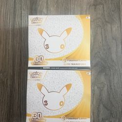 Pokemon TCG 30th Anniversary Pokemon Center Elite Trainer Box ETB Sealed New