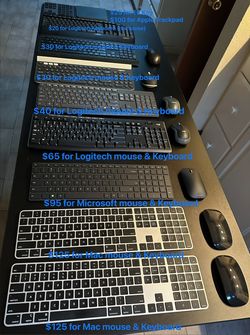 Keyboards & Mouse’s