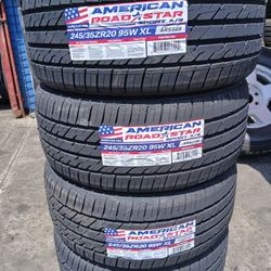 Tires New 245 35R20 $400×4 Install Mount And Balance 