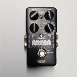 TC Electronic Arena Reverb Pedal True Bypass Stereo Output 