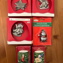 Lot Of 6 Collectibles Ornaments!
