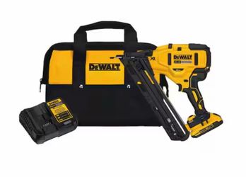 20V MAX XR Lithium-Ion Cordless 2-1/2 in. 15-Gauge Finish Nailer with 2.0Ah Battery, Charger / Bag