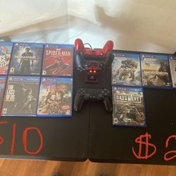 PS4 Games And Controllers