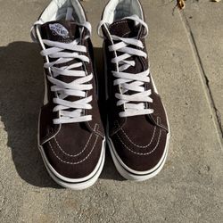 Brown Vans High Tops 7.5