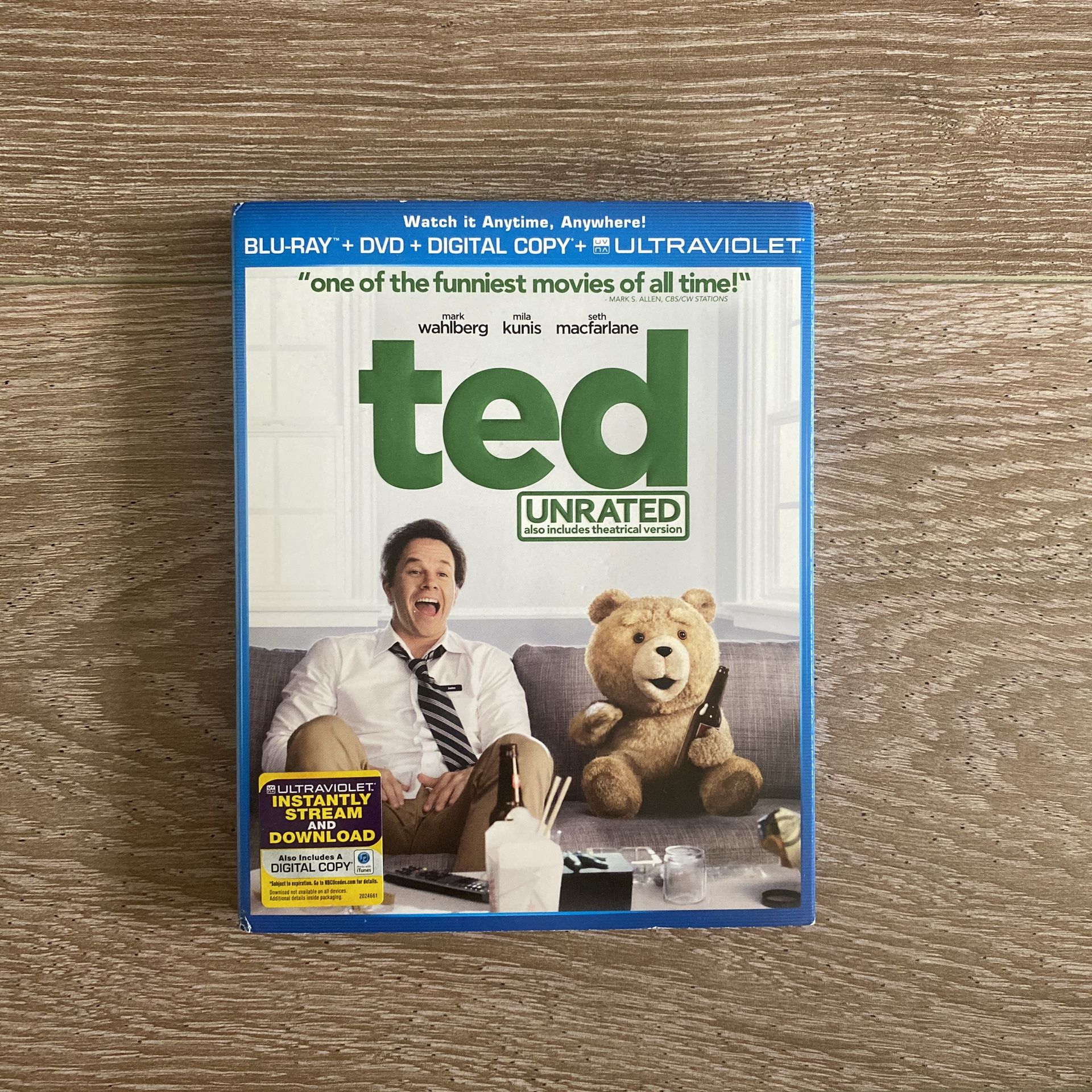 Ted Unrated Blue-ray + DVD