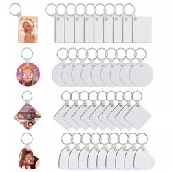 Sublimation Double Sided  Keychain 5 Styles To Choice 
