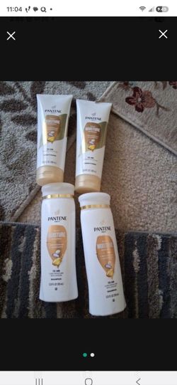 Pantene 4 Pk . 2shampoo 2 Conditioner $12