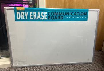 Dry Erase Communication Board