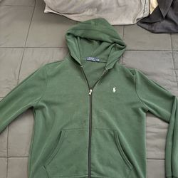 Polo Ralph Lauren Green Full Zip Hoodie