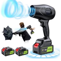 Brand New Cordless Leaf & Dust Blower for Patio,Working Place, Cars w/2 Butteries, Charger in Box🎁
