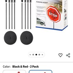 Flashina LED Stop Sian Garage Parking Assistant System | Bumper Sensor,Red (2 Pack
BOX LITTLE BIT DAMAGED BUT ITEM IS NEVER BEEN USED 