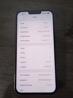 Unlocked iPhone 13 Pro Max 128GB