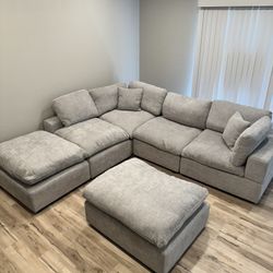 6 Piece Sectional Couch 