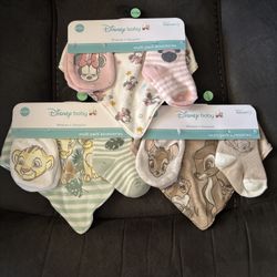 Disney Baby Bundle! Bibs, Mitts, & Socks