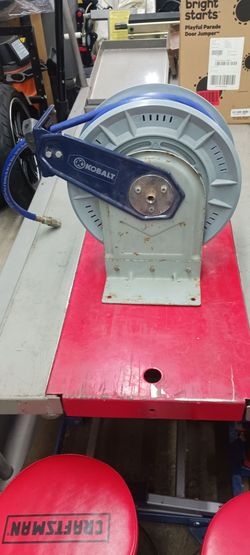 Air compressor hose reel 25 ft k o b o l t