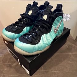 Nike foamposite fashion aqua