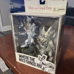 McFarlane Toys: Where the Wild Things Are - Max And Goat Boy Storybook Figures
