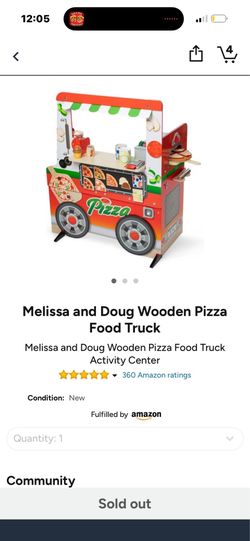 Melissa & doug pizza stand