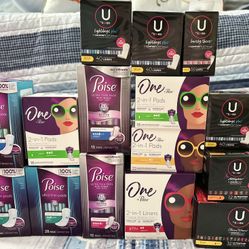 Choose your 6 boxes only for $20  Poise brand 