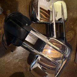 Tow Mirrors With Led Side Lights