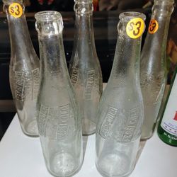 Vintage Pepsi And Nehi Glass Bottles