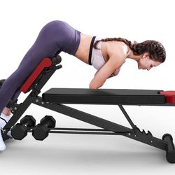 Multi-Functional Adjustable Weight Bench for Total Body Workout

