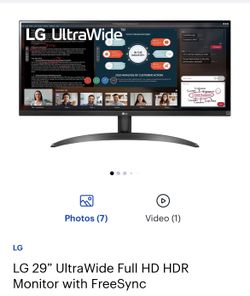 LG Monitor 29”