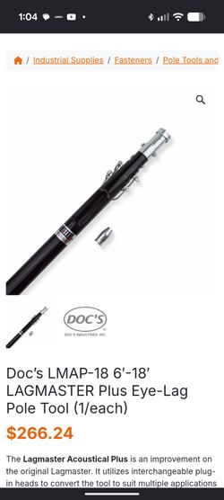 Lagmaster pole electric tool new