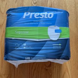 Adult Diapers Presto Supreme Medium 32-44