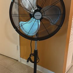 Hurricane Pro Series 20 Inch High Velocity Oscillating Pedestal Stand Fan