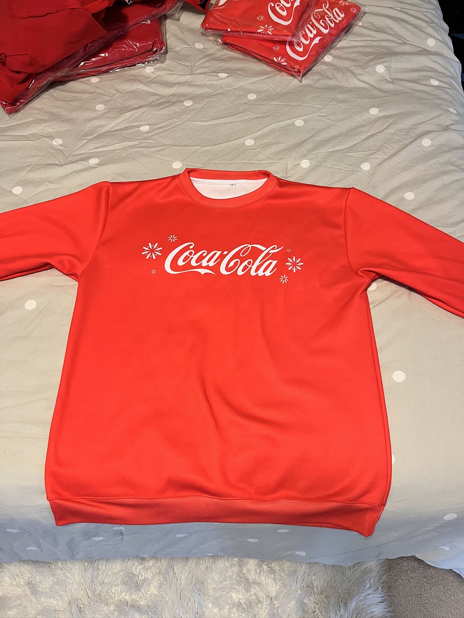 Coca-Cola Sweat-shirt -Size L - $25/OBO