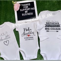 Custom Baby Onesies 💕