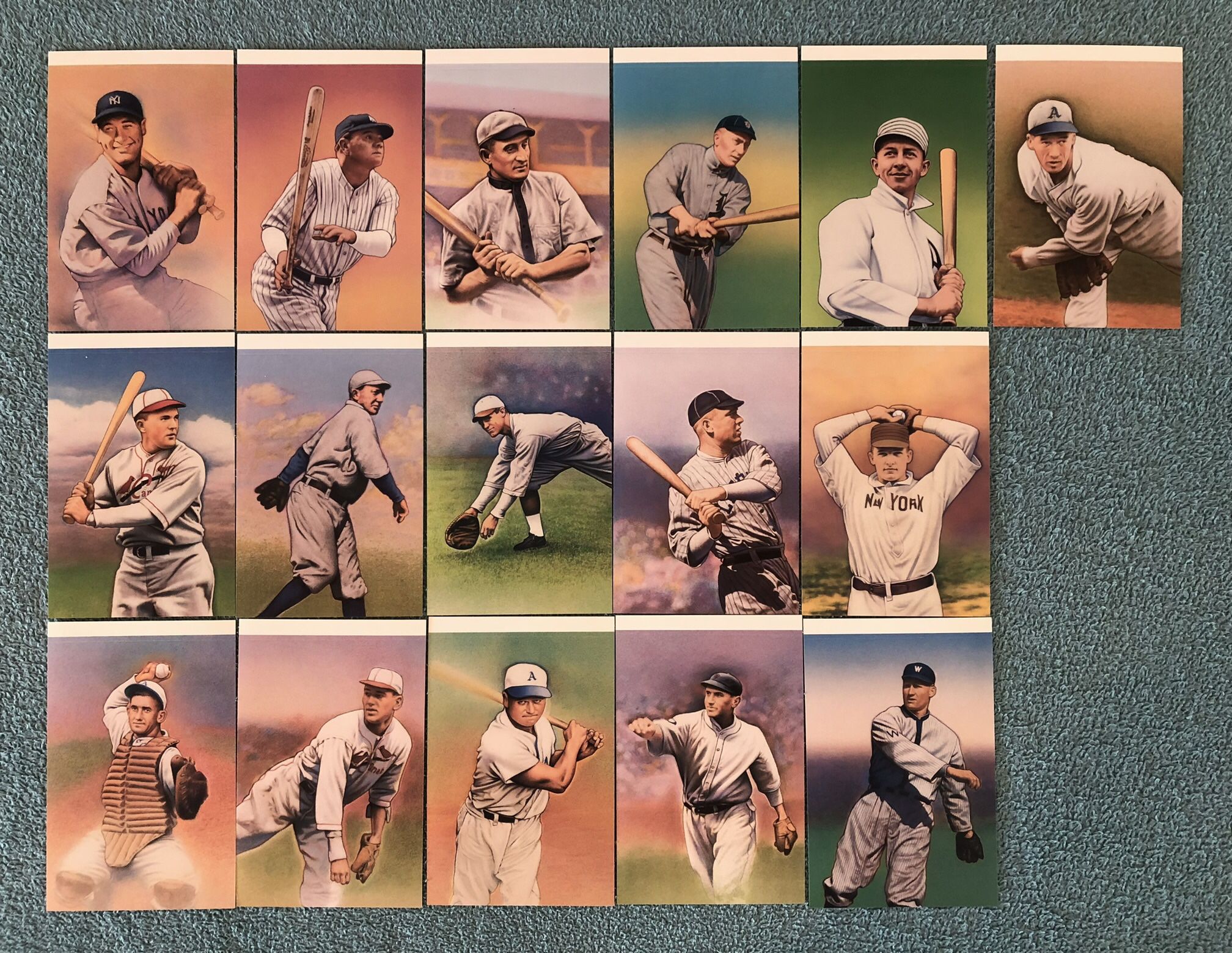 Set of USPS Legends of Baseball First Day Covers & Postal Cards