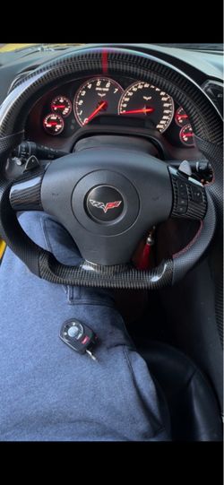 C6 corvette carbon fiver steering wheel