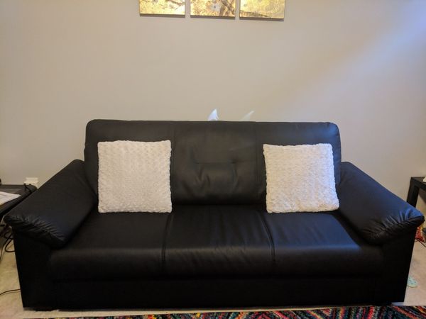 Faux Leather Sofa For In Charlotte Nc Offerup