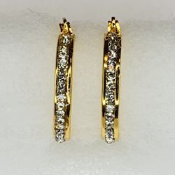 Bellos Aretes Chicos De Oro Laminado