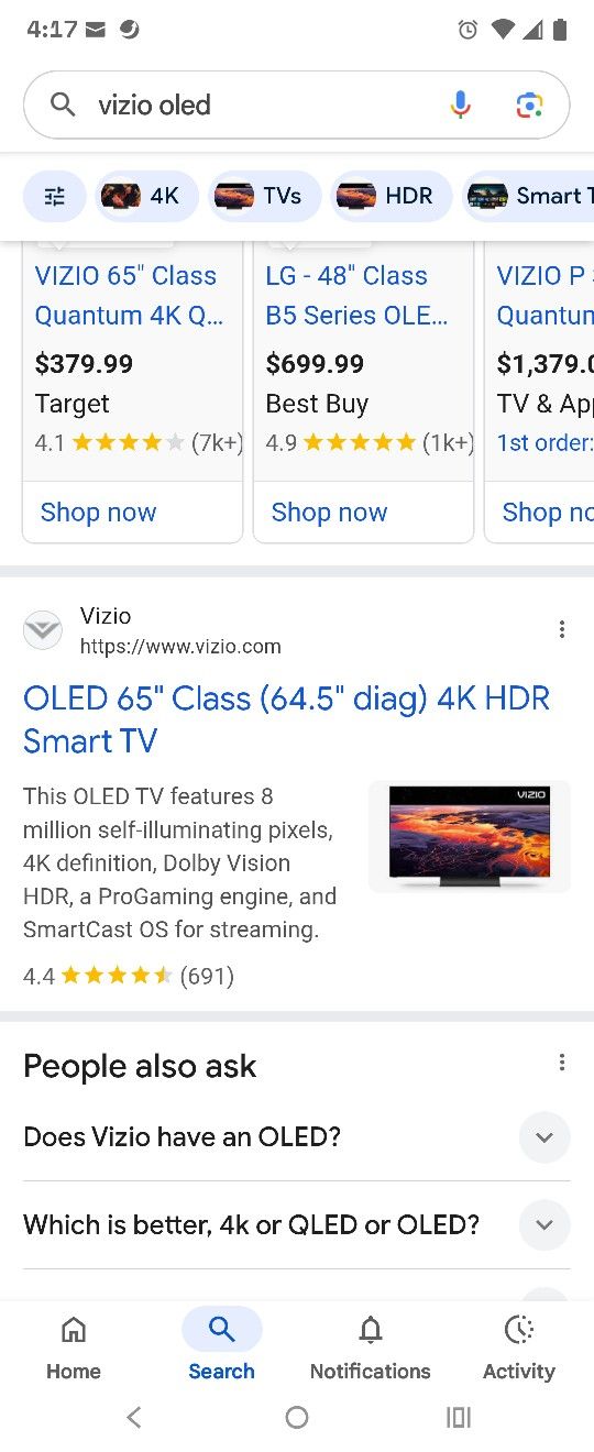 Vizio OLED65-H1