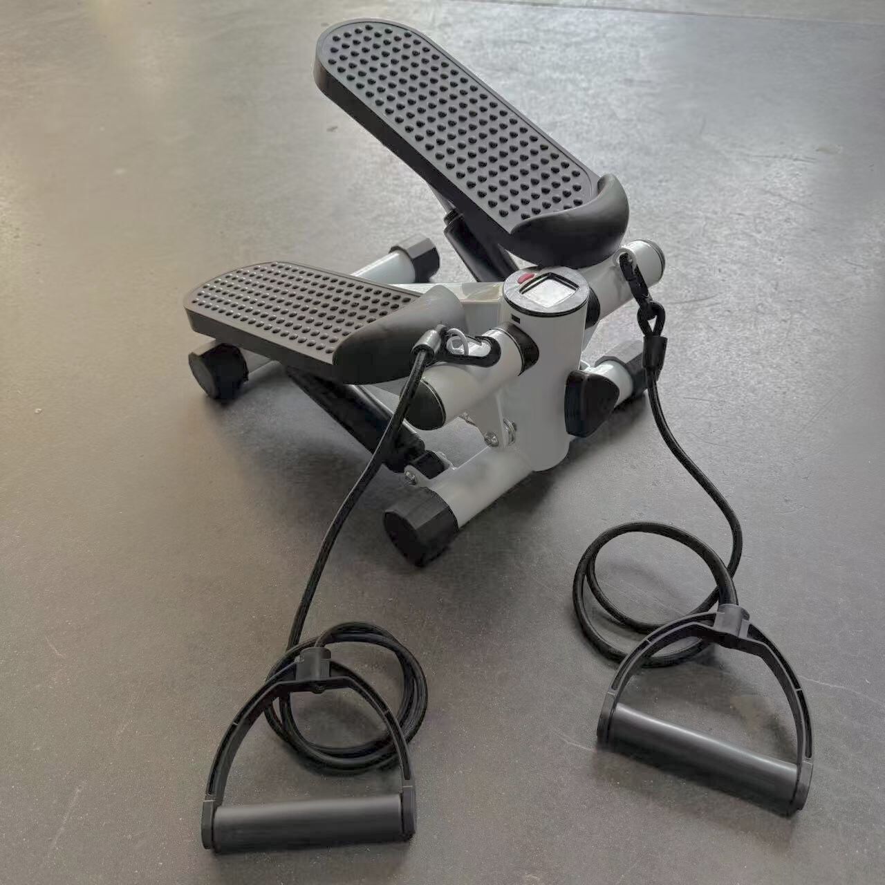 New In Box Stair Climber Exercise Stepper Cardio Stepping Elliptical Machine With Resistance Bands Included