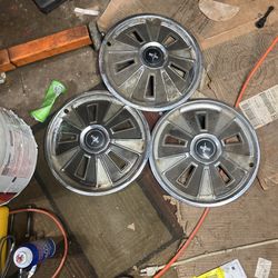 Original 1965-66 Ford Mustang Hub Caps 