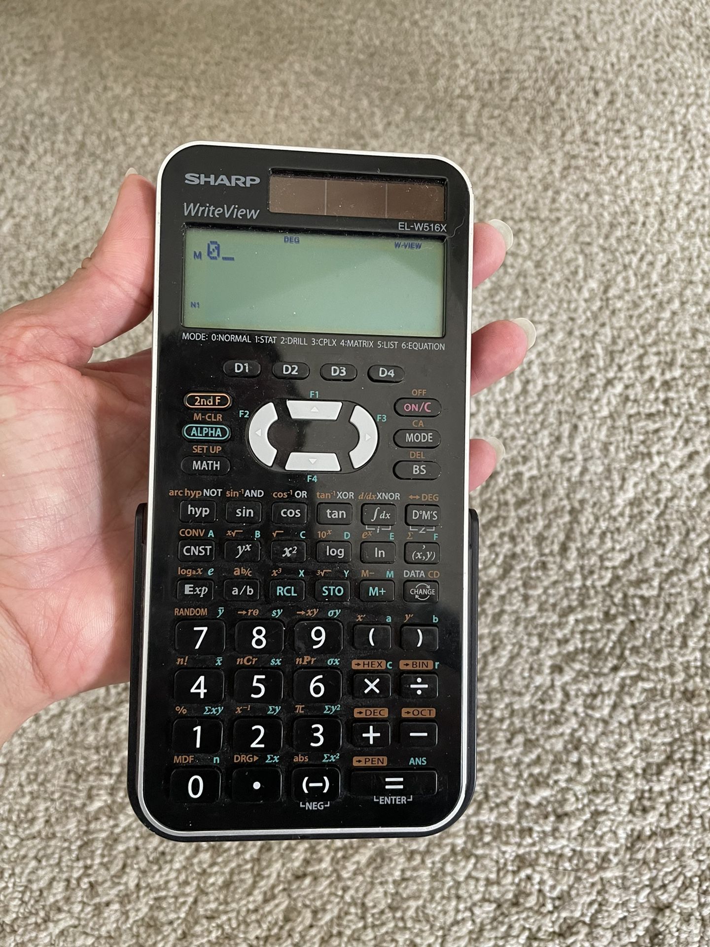 Sharp WriteView Calculator
