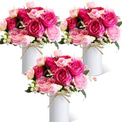 3 Bouquets For Wedding Or House Decoration 