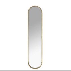 Retro Metal Wall Mirror Brand: Amazon Model: 18176 Color: Brass Dimension: 9 x 3