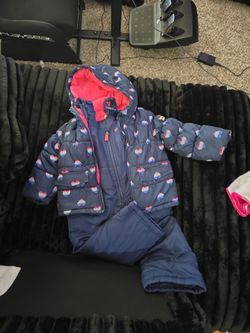 Girls snow bib and jacket