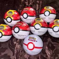 POKÉMON 8 Twilight Mascarade PokéBall Tins 