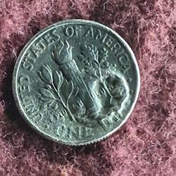 2019 P  Dime Mistake On Obverse. 