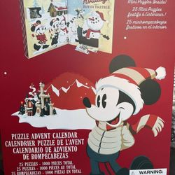 Christmas Disney Countdown Puzzle